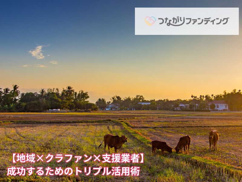【地域×クラファン×支援業者】成功するためのトリプル活用術